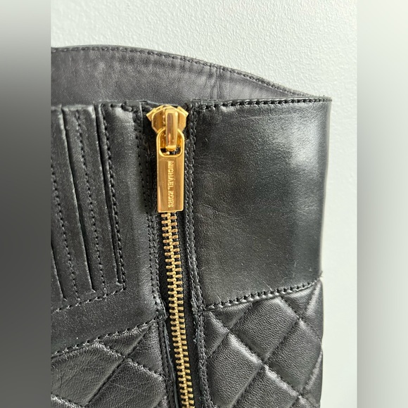 Michael Kors Black Riding Boots - Picture 4 of 5